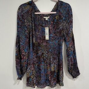 Sunny Leigh Multicolor Abstract Top